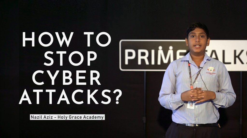 How to stop cyber attacks talk by Nazil azeez holy grace academy mala