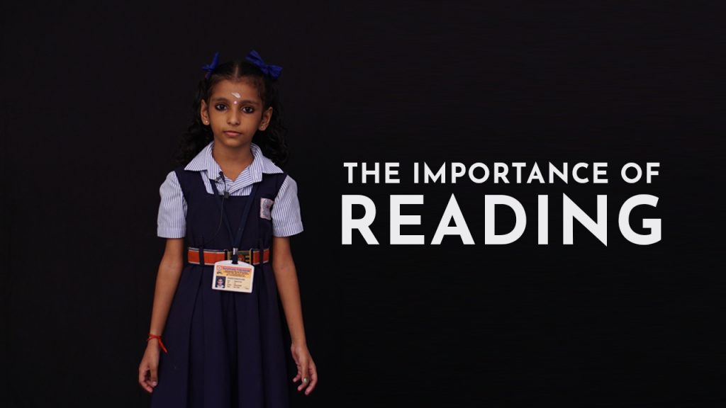 importance of reading speech by Theertha M M